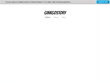 Tablet Screenshot of ginkgostory.com